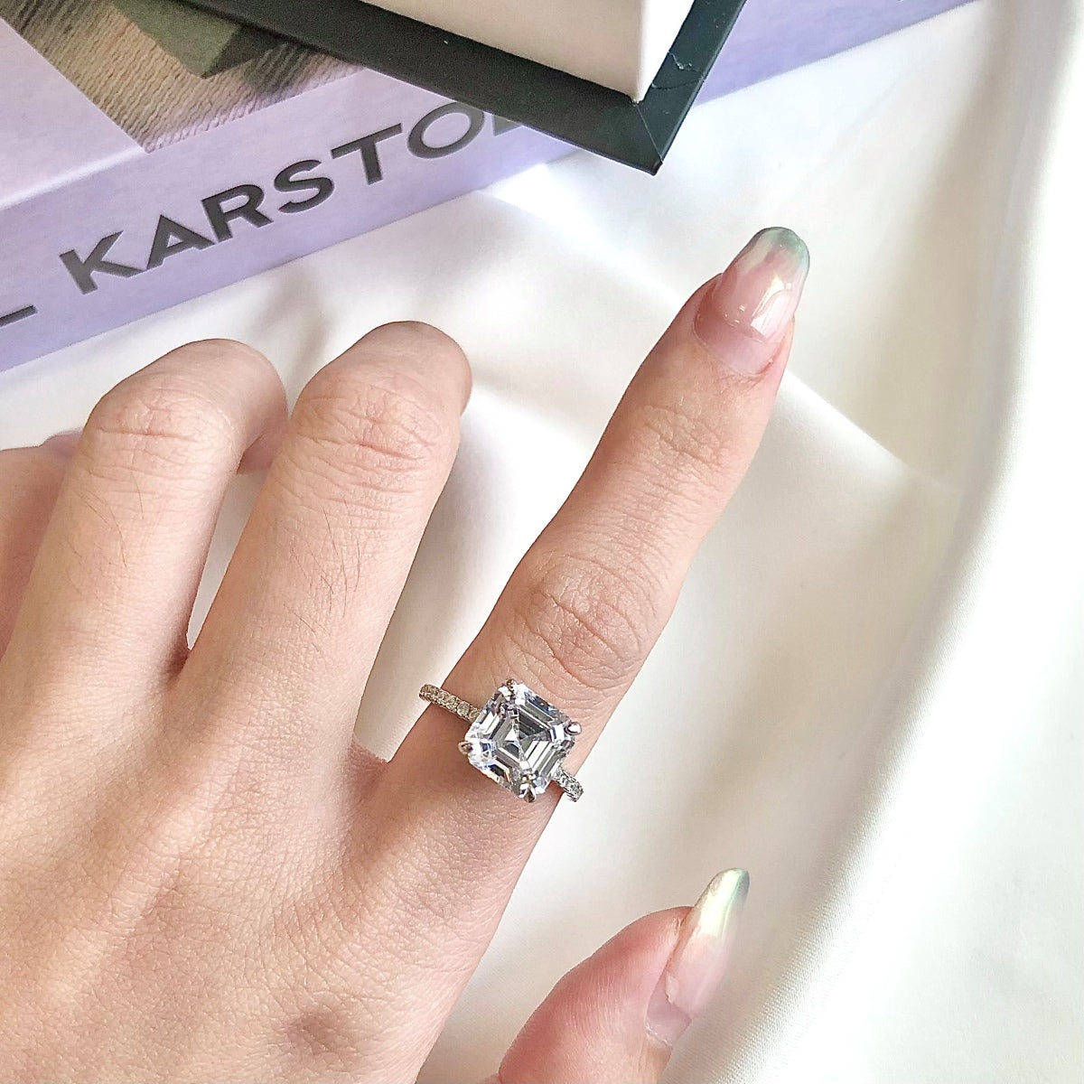 4.0 CT Ring 5A Cubic Zirconia | 925 Sterling Silver | 0001