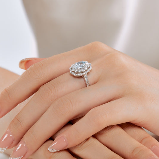 1.5 CT Ring 5A Cubic Zirconia | 925 Sterling Silver |  Wedding Ring | 0150