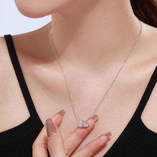 Zircon Necklace 8A White