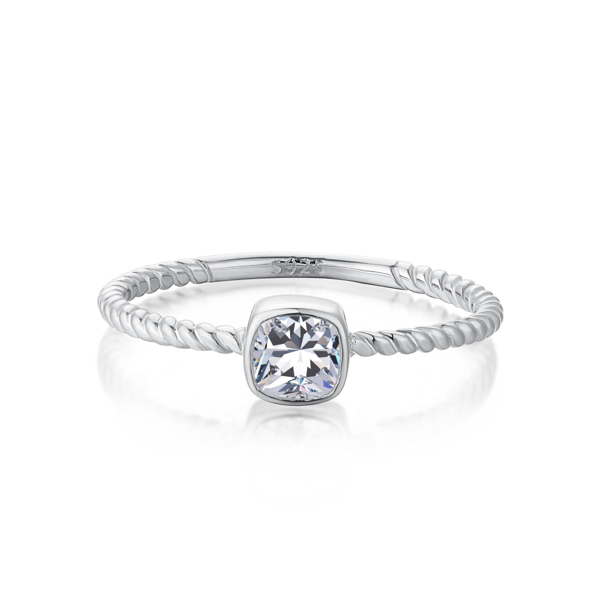 0.5 CT Ring 5A Cubic Zirconia | 925 Sterling Silver | 0944