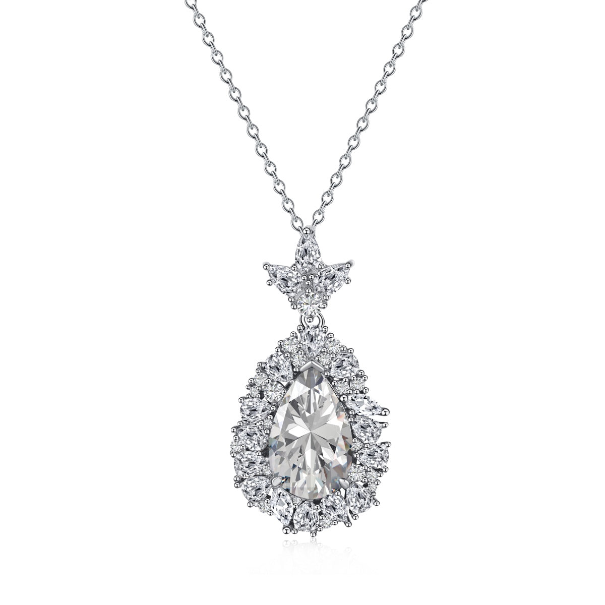 8A Zircon Necklace | 925 Sterling Silver | Christmas Gift