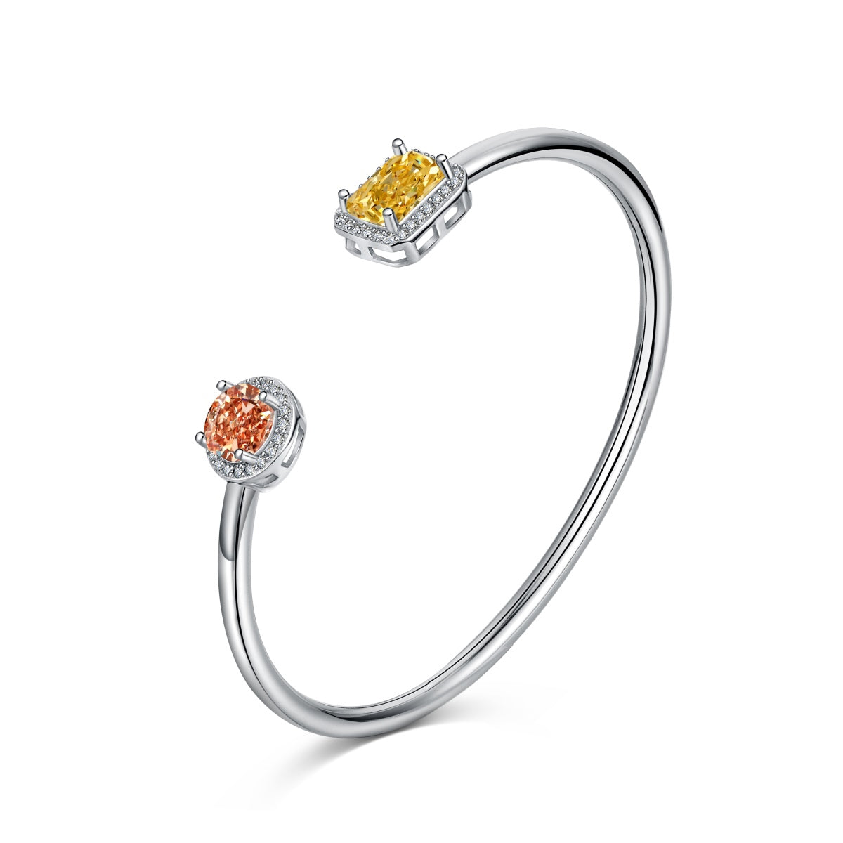 8A Zircon Bangle | 925 Sterling Silver