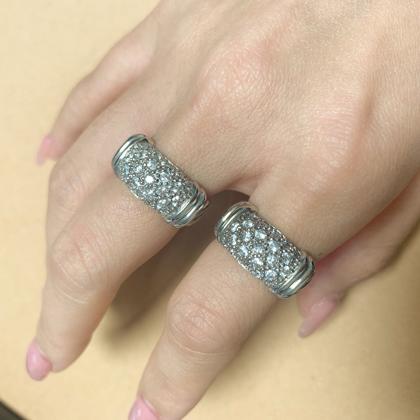 【LIVE】925 Sterling Silver Ring w/ Stone Ring