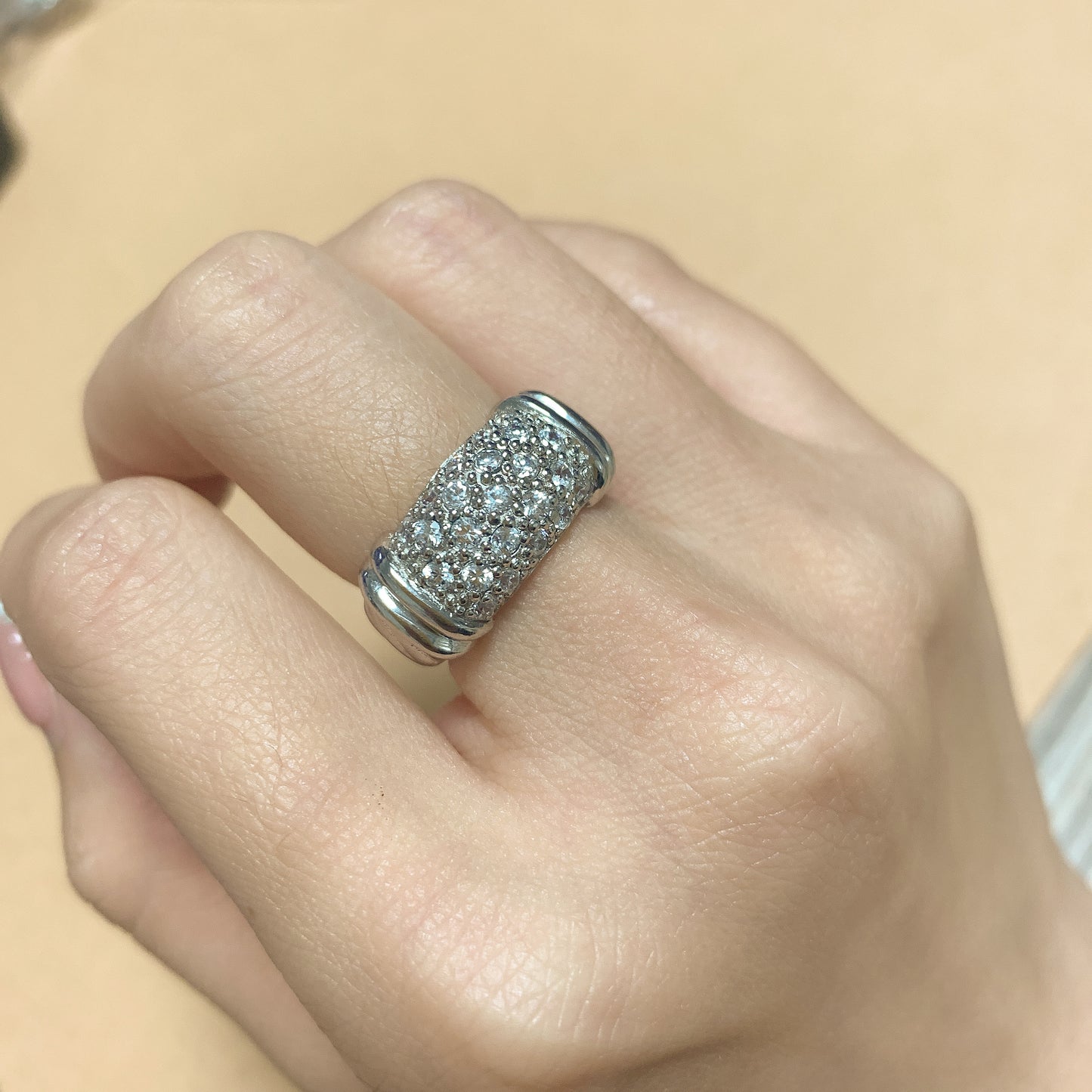 【LIVE】925 Sterling Silver Ring w/ Stone Ring