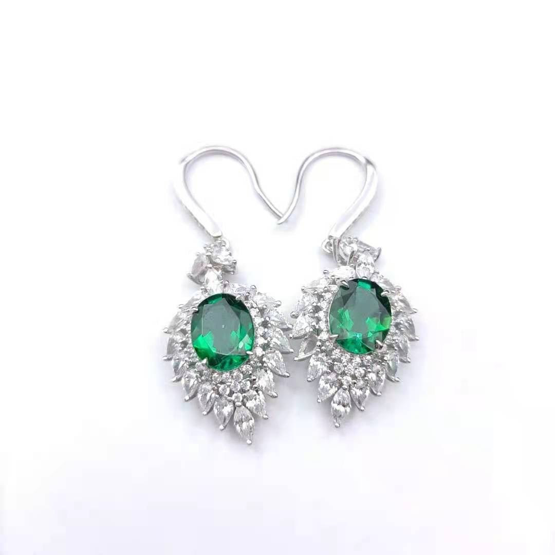 Cubic Zirconia Earring | 925 Sterling Silver | Yellow