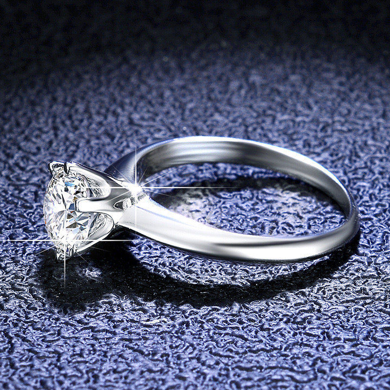 0.5 CT - 5 CT Moissanite | Wedding Ring Engagement Ring Round Cut