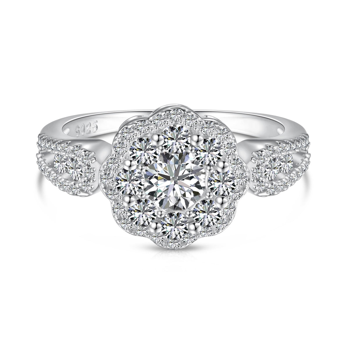 [RAINBOW] Zircon Ring 925 Sterling Silver