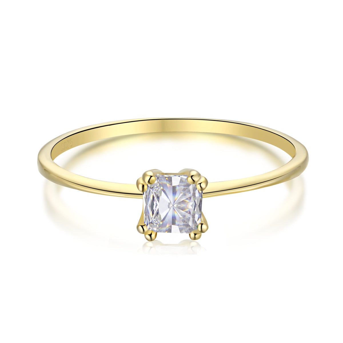 Square Ring Sterling Silver