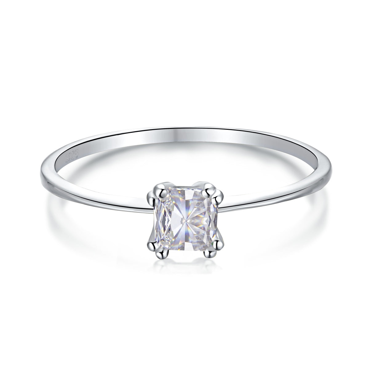 Square Ring Sterling Silver