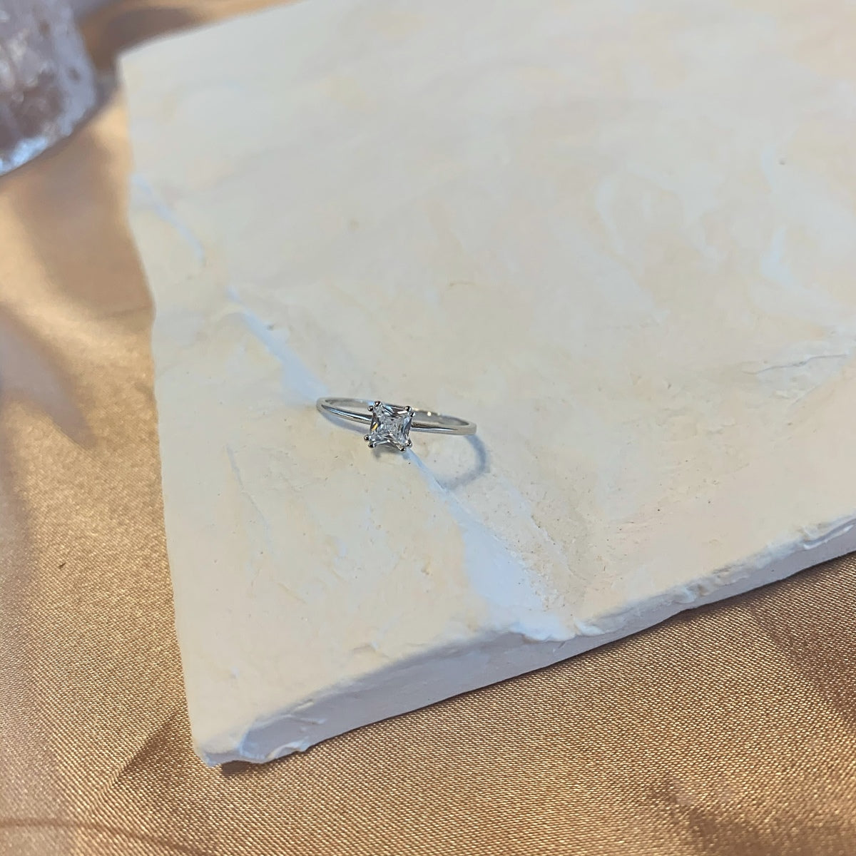 Square Ring Sterling Silver