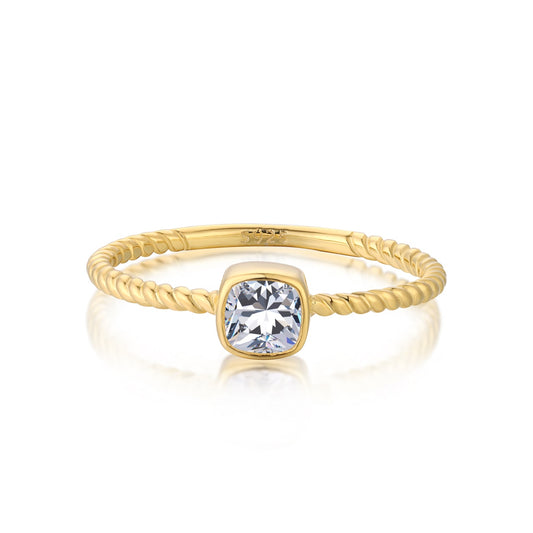 0.5 CT Ring 5A Cubic Zirconia | 925 Sterling Silver | 0944
