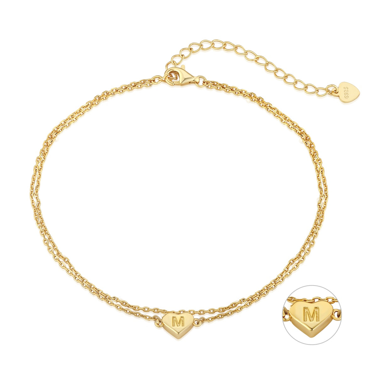 Letter Bracelet Anklet