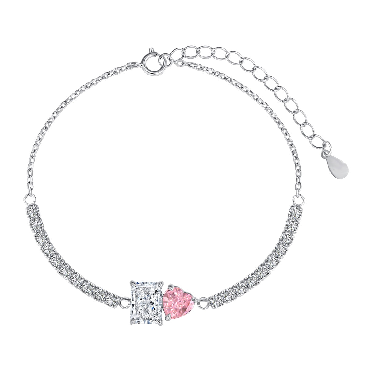 8A Zircon Bracelet | 925 Sterling Silver Bracelet CZ Plating 18K Fashion and Hot Style