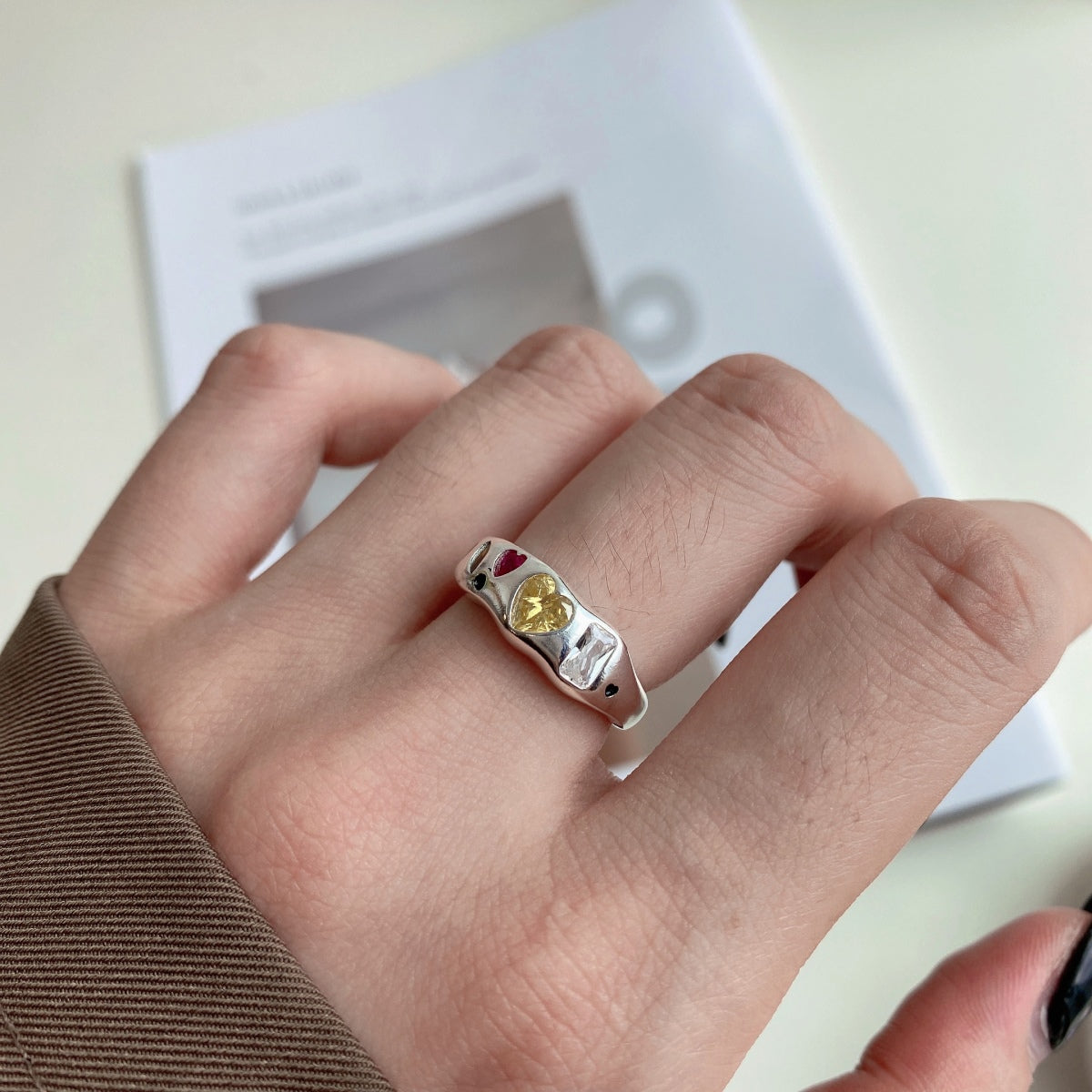 Daily Essential | 925 Sterling Silver Ring | "Heart"