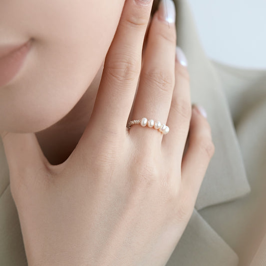 Pearl Ring | 925 Sterling Silver Ring