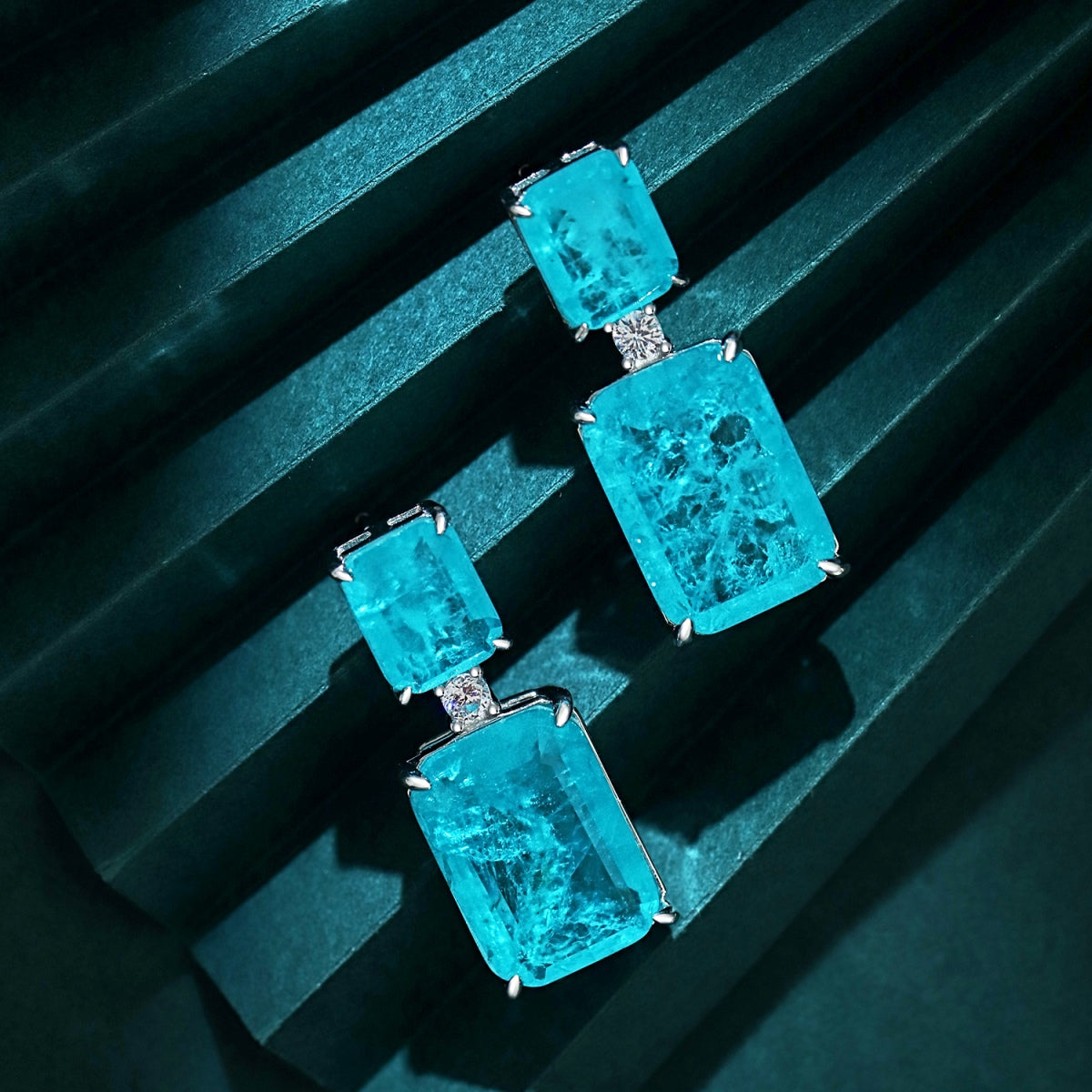 Paraiba Color Earring s925