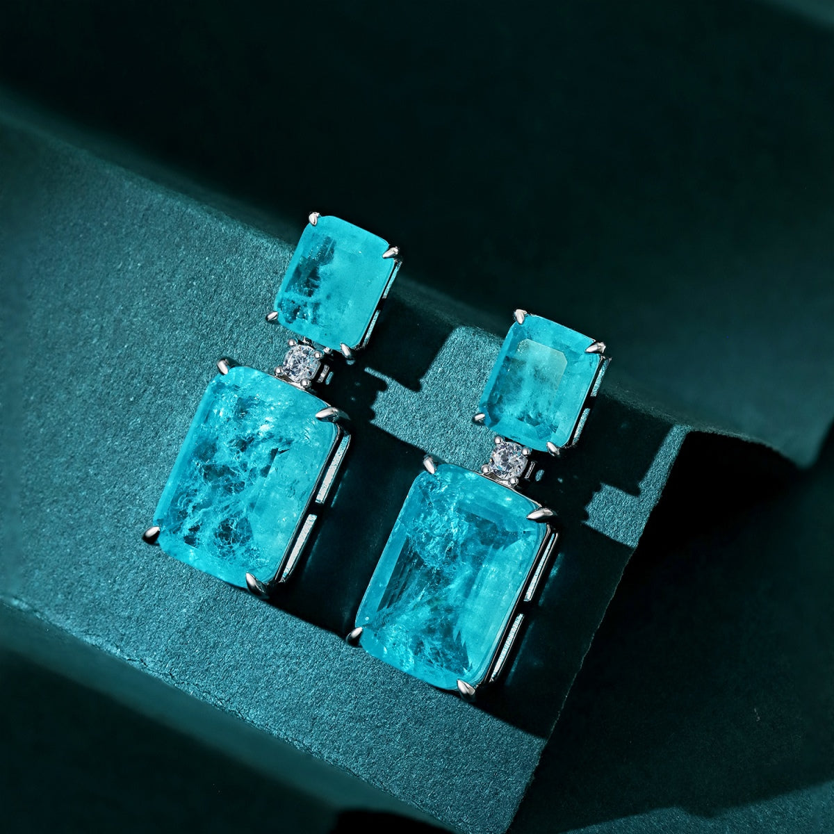 Paraiba Color Earring s925