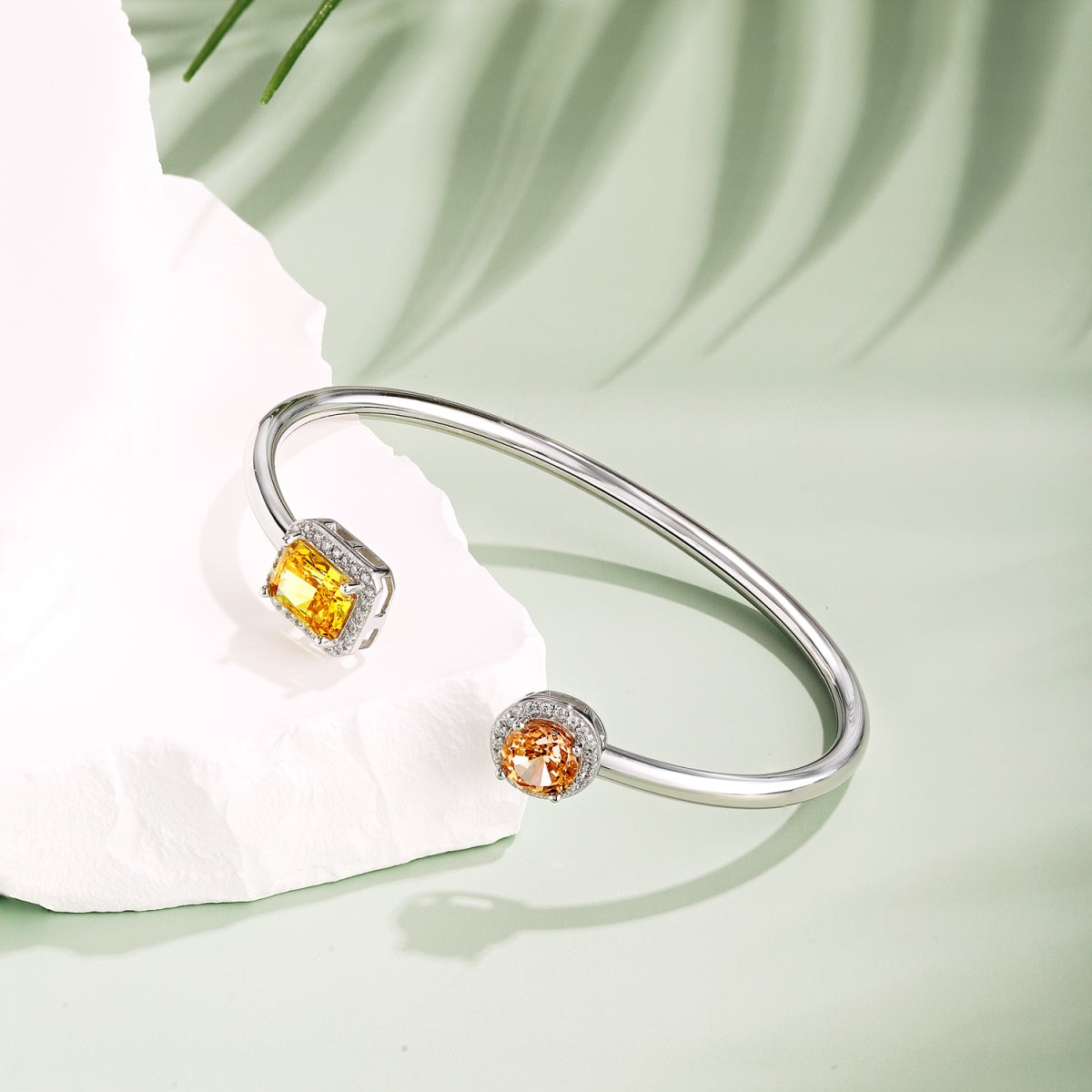 8A Zircon Bangle | 925 Sterling Silver