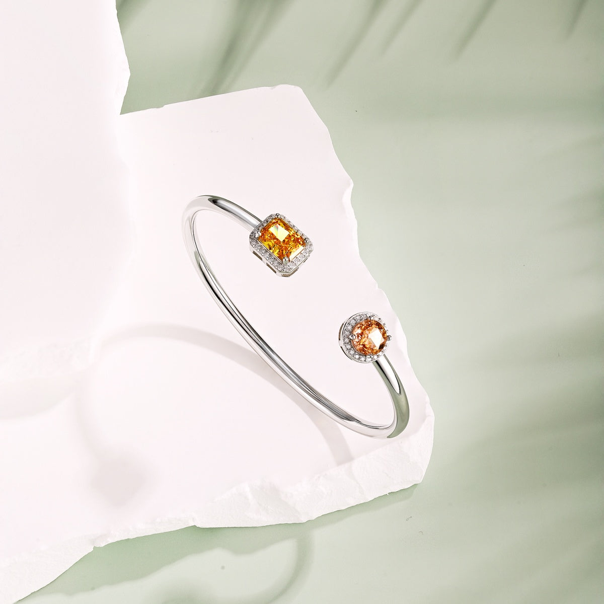 8A Zircon Bangle | 925 Sterling Silver