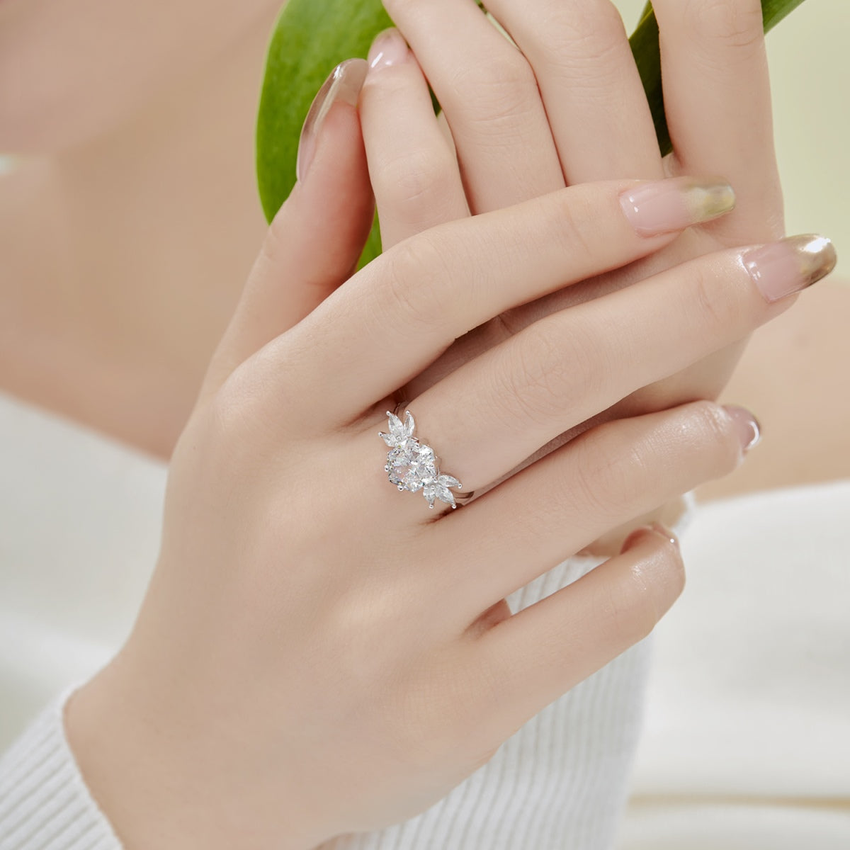 925 Sterling Silver | 8A Cubic Zirconia Ring White