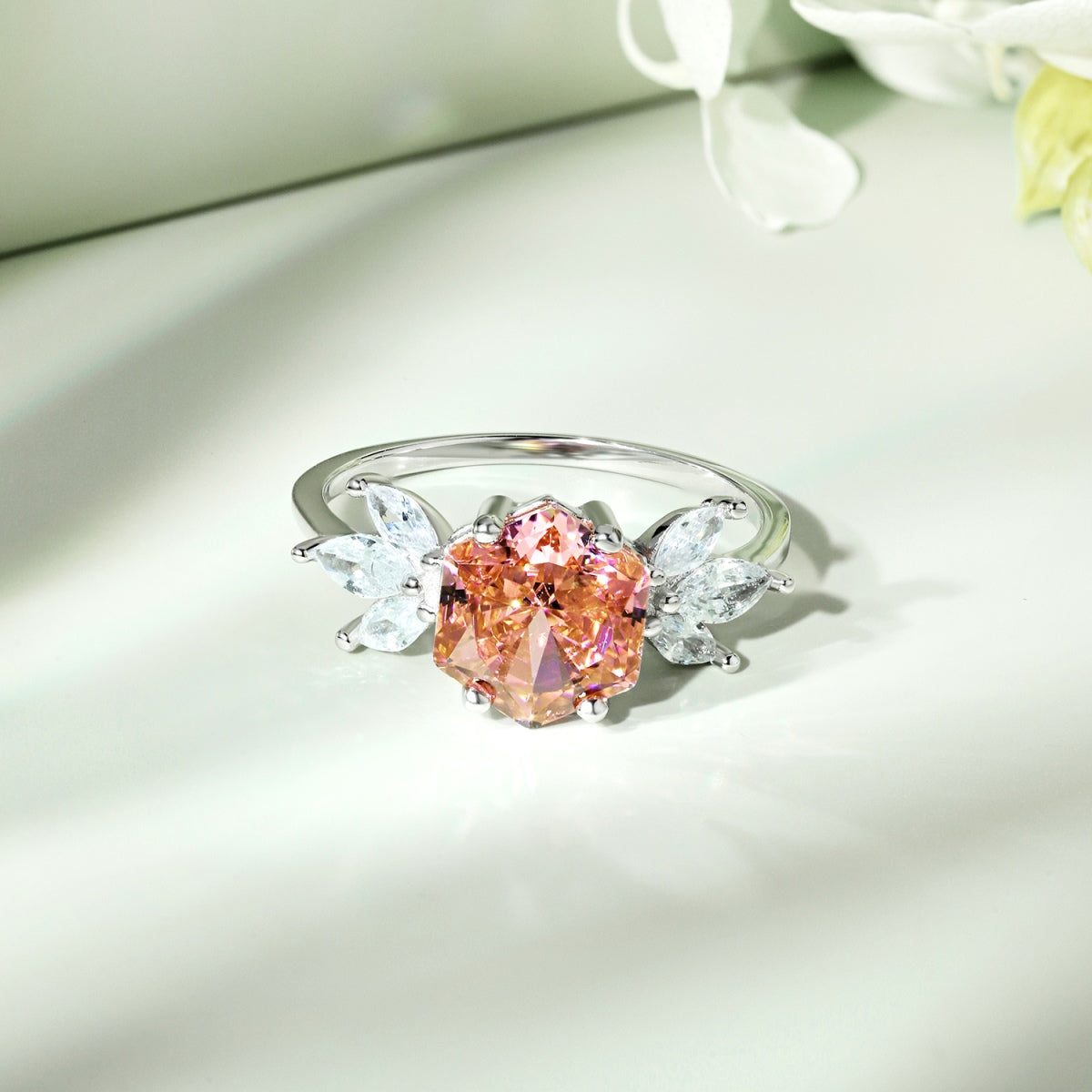 925 Sterling Silver | 8A Cubic Zirconia Ring White