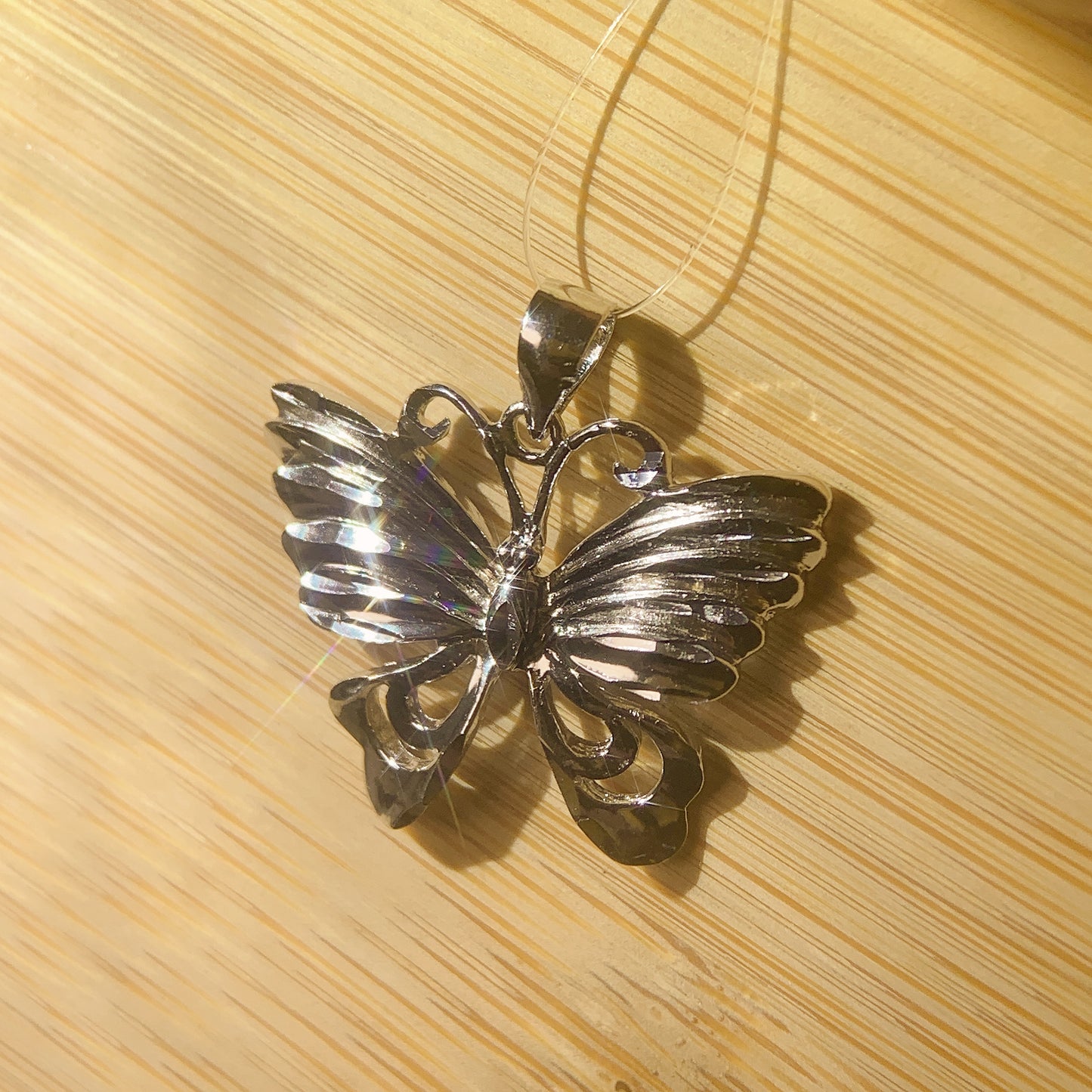 【LIVE】925 Sterling Silver Pendant | Butterfly